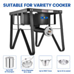 ARC 200,000BTU Propane Burner Camping Stove,Outdoor Gas Stove Burner Cooker for Cooking for Turkey Fry,Homebrewing,Crawfish Boil,and More! | AFH-4229S - Image 8