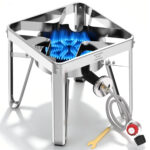 ARC Propane Burner High-Pressure 200K BTU Stainless Steel Single Burner Propane Stove | AFH-SS4229S